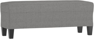 vidaXL Sitzbank Dunkelgrau 100x35x41 cm Stoff 349452