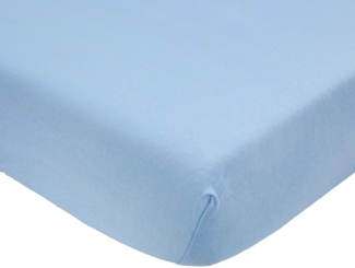 Trois Kilos Sept Bettlaken himmelblau 40x80