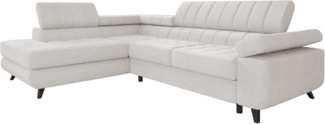 Ecksofa Nord Premium mit Schlaffunktion und Bettkasten (Farbe: Baloo 2073, Seite: Links)