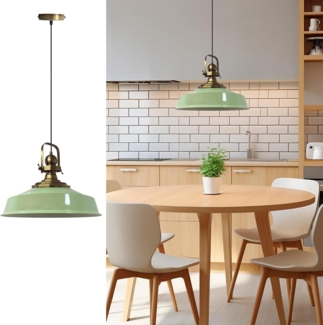 Bamyum Pendelleuchte Bamyum Pendelleuchte I Aslet l Ø41 cm E27 Metall Vintage Lampe, ohne Leuchtmittel
