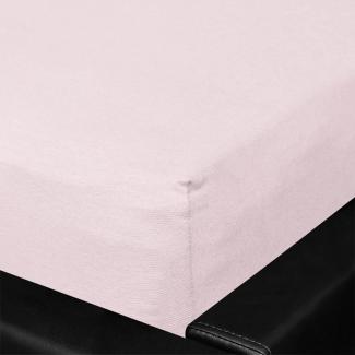 Traumschlaf Feinjersey Kinder-Baby Spannbetttuch|70x140 cm| rose