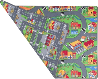 Pergamon Straßenteppich Beidseitig Kinder Spielteppiche für Kinderzimmer und Spielzimmer