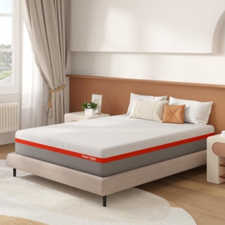 Sweetnight Matratze 160x200 Kaltschaummatratze Memory Schaum ergonomische 7-Zonen atmungsaktiv Matratzen Höhe 18cm Härtegrad H3 Öko-Tex Zertifiziert (160 x 200 x 18 cm)