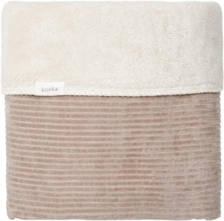 Koeka Ledikantdeken teddy Vik clay 1050-0002 kl. 28