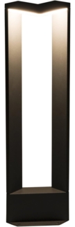 Heitronic Nr. 37268-HE Outdoor LED Sockelleuchte Bonita 60 anthrazit IP54