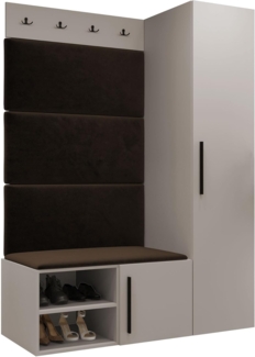 Garderoben-Set Mapreni II (Farbe: Cashmere, Manila 04)