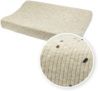 Meyco Rib Mini Spot Wickelunterlagenbezug - Sand M