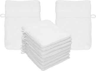 Betz Waschhandschuh 10 Stück Waschhandschuhe Palermo Frottee Größe 16 x 21 cm