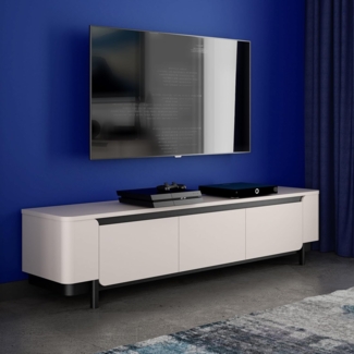 Lowboard Venedig / Vodol, Holzwerkstoff, Beige, 205 x 49 x 45 cm