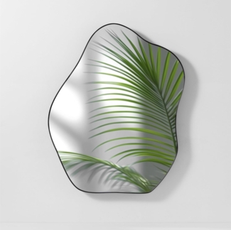 Navaris Wandspiegel Deko Wand Spiegel asymmetrisch - 55 x 43,5cm - Wandspiegel modern (1-St)