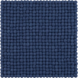 myfelt Stuhlkissen Filzkugel Sitzauflage eckig - 36 x 36 cm, 100% reiner Schurwolle, quadratisch, schmutzabweisend