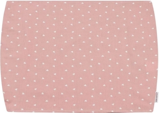 HOBEA-Germany Stillkissen XXL Lagerungskissen Schwangerschaftskissen Seitenschläferkissen groß (Herzen Altrosa, Lagerungsbezug)