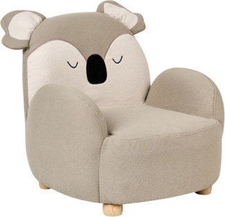 Kindersessel Koala HERVIK Stoff Taupe