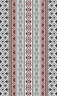 d-c-fix Weichschaummatte Decor Mat Ethno Pattern - Antirutschmatte rutschfest - auch für Außen geeignet - für Bad, Küche, Garten, Balkon - Badmatte waschbar Outdoor Matte Teppich 60 cm x 1,2 m