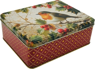 MediMuc Keksdose Rotkelchen, Metall