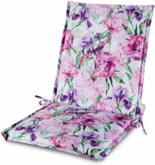 Wasserdichtes Stuhlkissen Outdoor GARTEN 34A 45X90X3 rosa lila