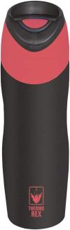 Thermo Rex Isolierbecher 450 ml schwarz rot Trinkflasche