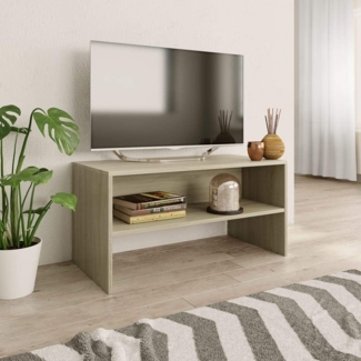 vidaXL TV-Schrank Sonoma-Eiche 80x40x40 cm Holzwerkstoff 800057