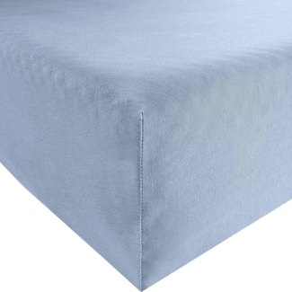 Formesse Bella-Donna Jersey Spannbettlaken|140x200 - 160x220 cm| hellblau