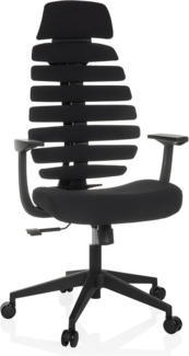 hjh OFFICE Drehstuhl Profi Bürostuhl ERGO LINE ECO Stoff mit Armlehnen (1 St), Ergonomischer Chefsessel, Schreibtischstuhl höhenverstellbar