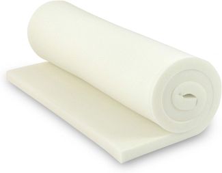 MSS Viscoelastische Matratzenauflage, ohne Bezug, 200 x 220 x 4 cm, Visco-Schaumstoff