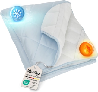Matratzenauflage 2-in-1 Ganzjahresauflage Sommer- & Winter Kühlend & Wärmend Herlag