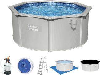 Bestway 'Hydrium™ Swimmingpool-Set Ø 300x120 cm' Stahlwandpool Komplettset