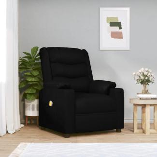 vidaXL Massagesessel Schwarz Kunstleder [348049]