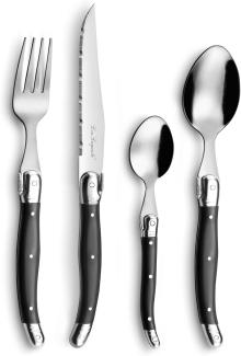 Besteck-Set Lou Laguiole Rustic 24 Stücke zweifarbig Metall