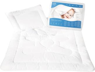 Bettdecken- und Kissenfüllung für Babybetten oder Kinderwagen, 80x70 cm, 100 % Baumwolle, Opt. 8