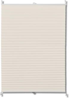 Plissee Faltrollo Rollo Jalousie Plisseerollo 90x200cm Creme 240640