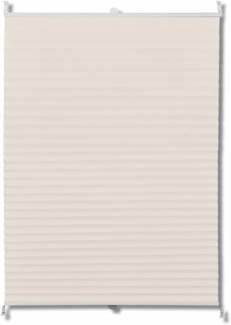 Plissee Faltrollo Rollo Jalousie Plisseerollo 90x200cm Creme 240640