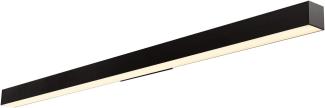 SLV No. 1000669 Q-LINE LED Wandleuchte black 3000K 143 cm