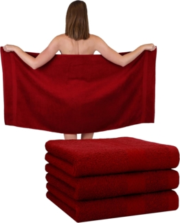 Betz Duschtücher 4 Stück Duschtücher 70x140 cm PREMIUM, 100% Baumwolle (Set, 4-St), Duschhandtuch Badetuch Strandtuch Handtuch