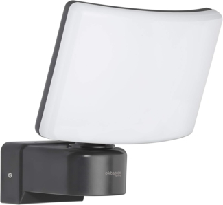 Oktaplex lighting LED Außen-Wandleuchte Cali IP65 2200lm, Diffusor, LED fest integriert, Warmweiß, Außenstrahler LED anthrazit Außenlampe Flutlichtstrahler