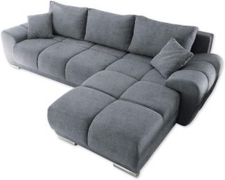 Ed Exciting Design Sofa Anton mit Schlaffunktion & Bettkasten in verschiedenen Farben erhältlich Luxus-Webstoff Flachgewebe beidseitig montierbar