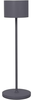 Blomus Mobile LED-Leuchte FAROL Warm Gray, LED-Lampe, Stehleuchte, Tischleuchte, Aluminium, Grau, 66126