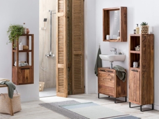 Badmöbel Set Sydney Akazie hell