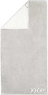 JOOP! Handtücher JOOP! Seiftuch Classic Doubleface 1600, 76 Silber, Baumwolle (1-St)