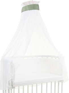 babybay Himmel Waffelpiqué mit Band passend für alle Modelle bis 96 cm Länge, jadegrün