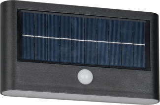 Solar Außenwandleuchte RAMOS auch per USB aufladbar mit Bewegungsmelder, B: 18cm