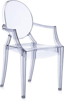 Kartell Louis Ghost, Stuhl, 2er-Satz, Eisblau