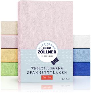 Julius Zöllner Spannbetttuch Frottee rosa 90/40