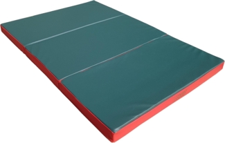 NiroSport Weichbodenmatte 150 x 100 x 8 cm klappbar Turnmatte Gymnastikmatte Fitnessmatte (1er-Set), abwaschbar, robust