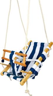 Small Foot - Wooden Toddler Swing Navy Blue 120cm