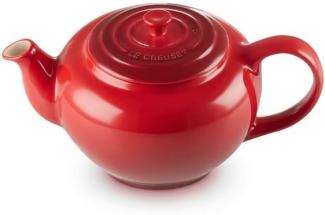 Le Creuset Klassische Kanne mit Sieb 1,3 l Kirschrot