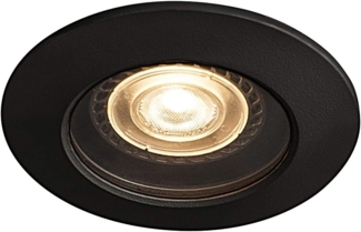 SLV No. 1001930 VARU QPAR51 DL Outdoor Deckeneinbauleuchte schwarz IP65