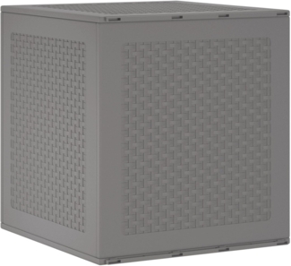 vidaXL Gartenbox Gartentruhe Hellgrau 55x53x57 cm PP (1 St)