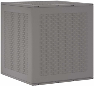 vidaXL Aufbewahrungsbox Hellgrau 55 x 53 x 57 cm Polypropylen 870582