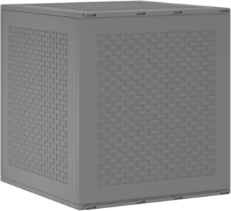 vidaXL Gartenbox Gartentruhe Hellgrau 55x53x57 cm PP (1 St)